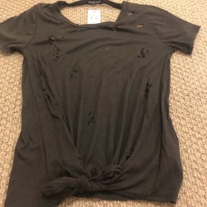 Distressed tee